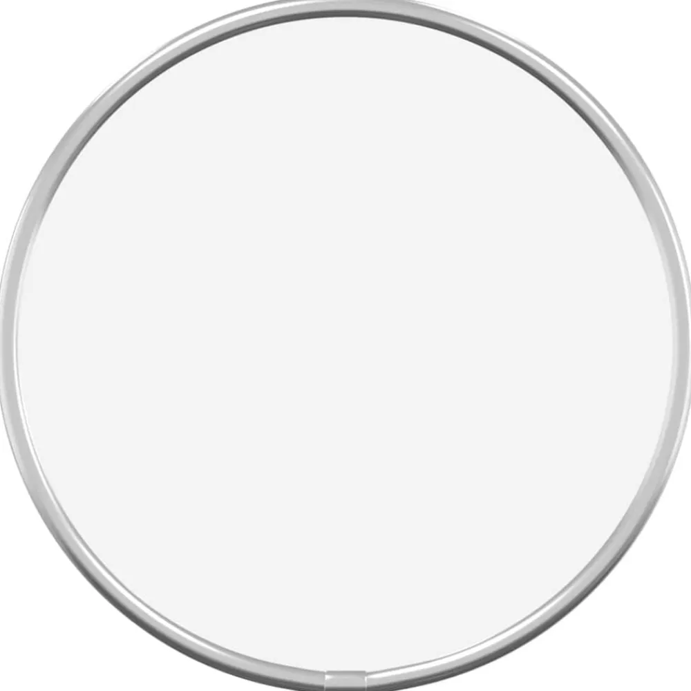 vidaXL Espejo de pared redondo Ø20 cm Plateado Outlet