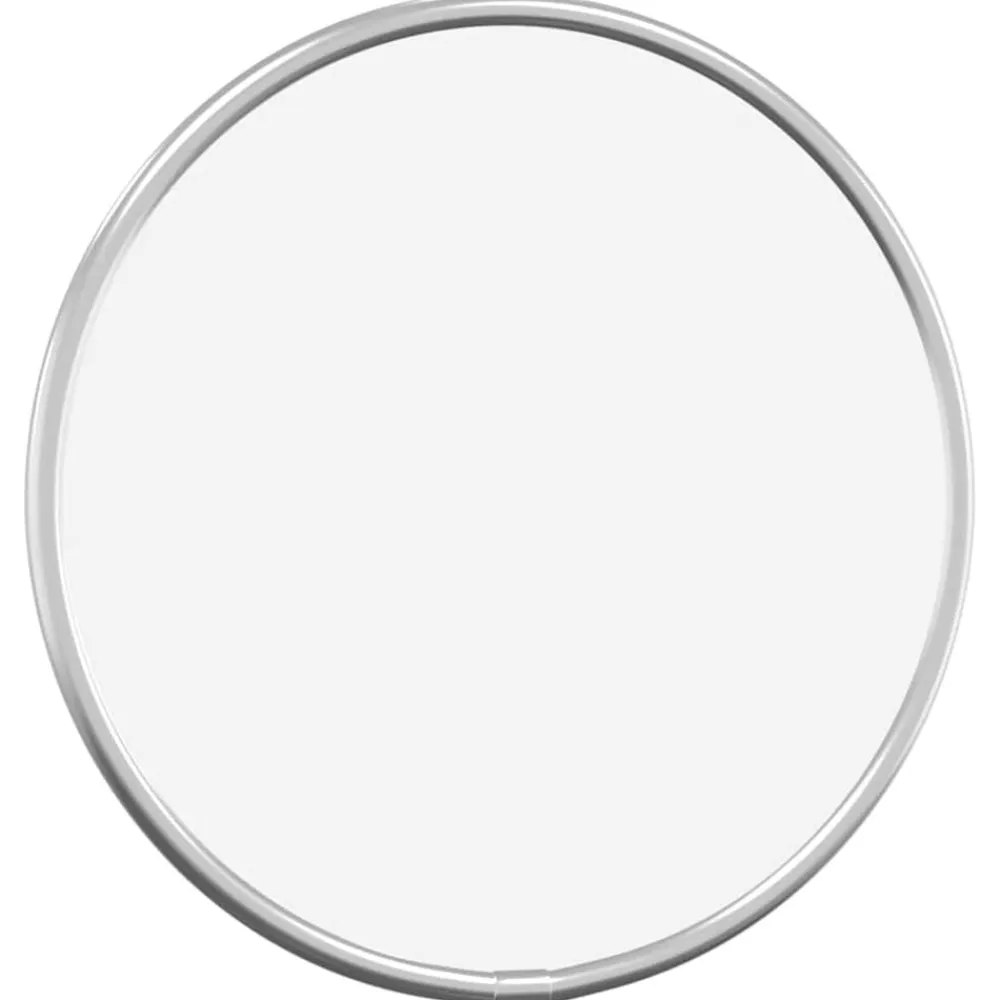 vidaXL Espejo de pared redondo Ø20 cm Plateado Outlet