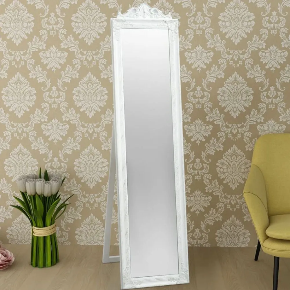 vidaXL Decoración-Espejo de pie estilo barroco 160x40 cm
