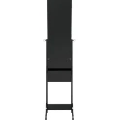 vidaXL Espejo de pie 34x37x146 cm Negro Sale