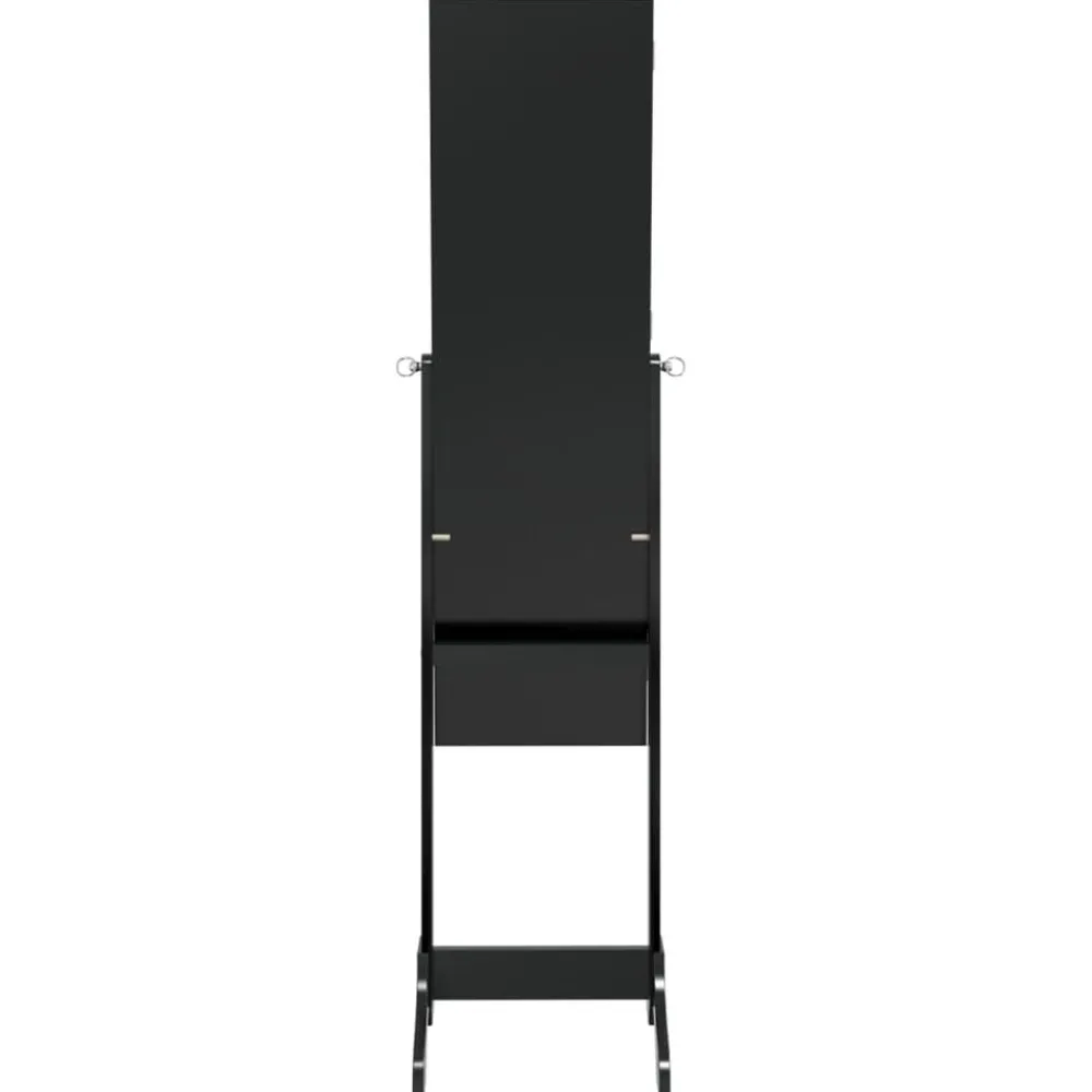 vidaXL Espejo de pie 34x37x146 cm Negro Sale