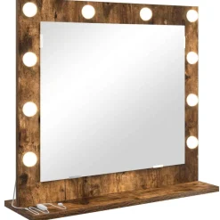 vidaXL Decoración-Espejo de Tocador Rectangular 60 x 55 x 18 cm