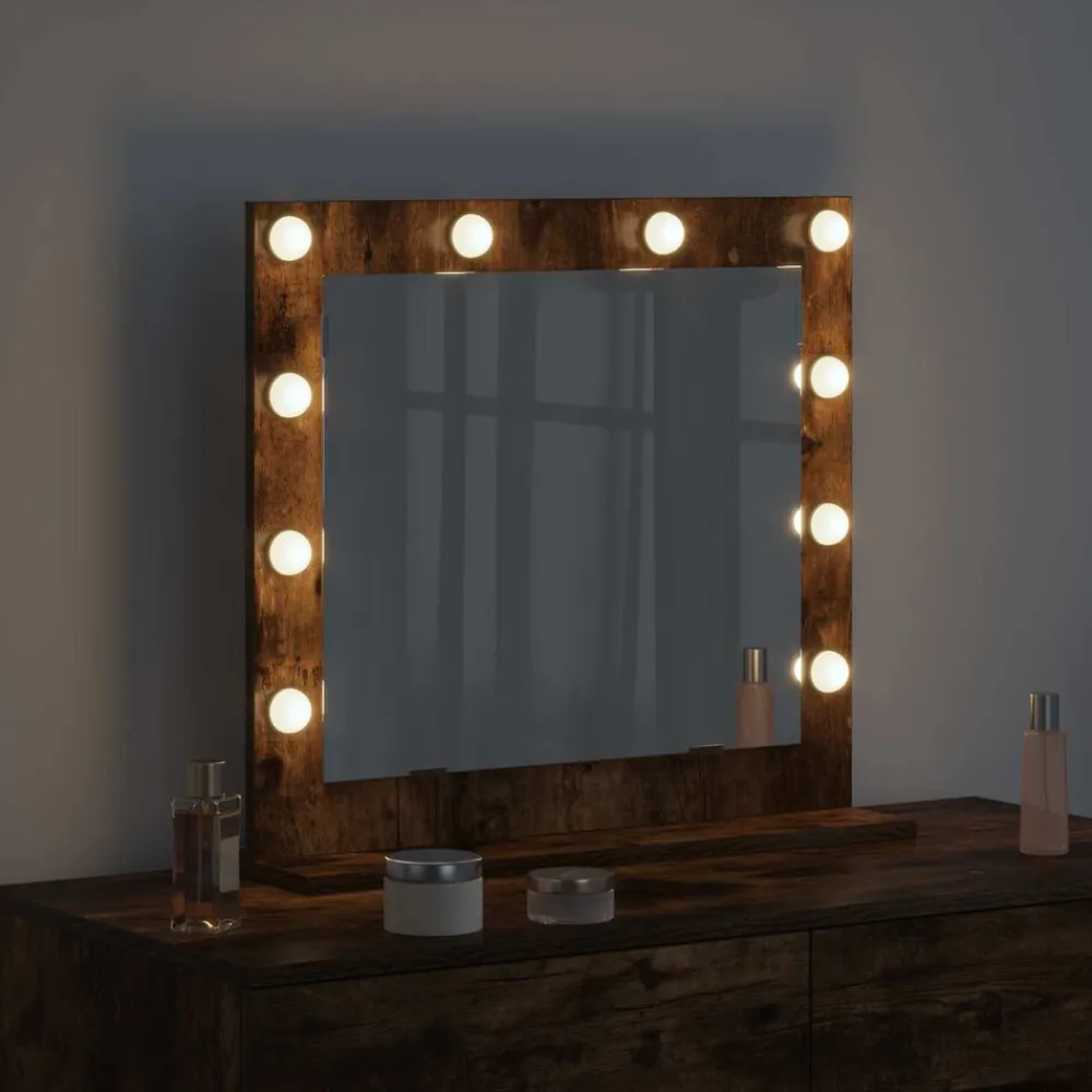 vidaXL Decoración-Espejo de Tocador Rectangular 60 x 55 x 18 cm
