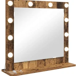 vidaXL Espejo de Tocador Rectangular Madera vieja 60 x 55 x 18 cm Madera envejecida Online