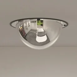 vidaXL Espejo de tráfico con cúpula completa Ø40 cm Acrílico