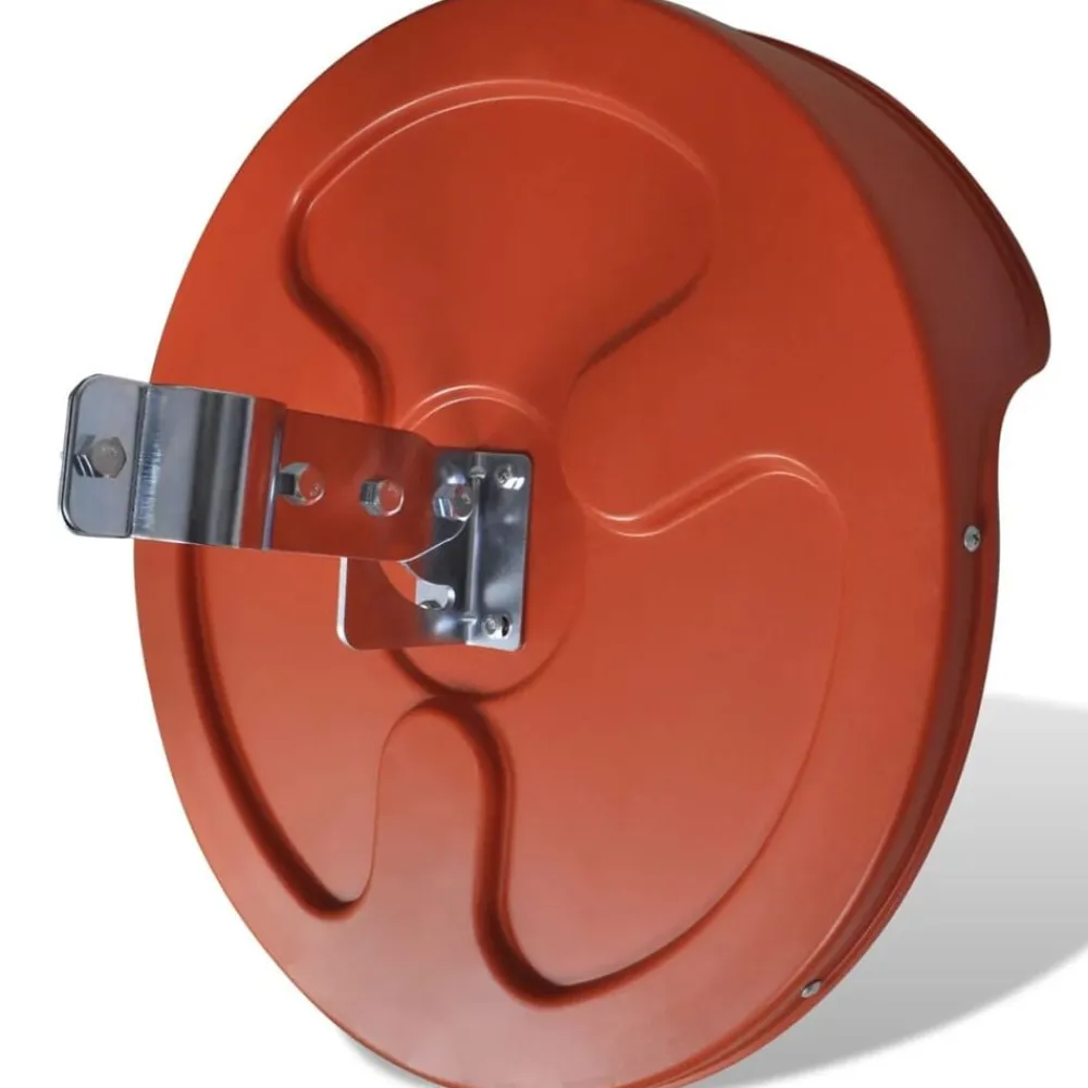 vidaXL Espejo de tráfico convexo plástico 45 cm Naranja Clearance