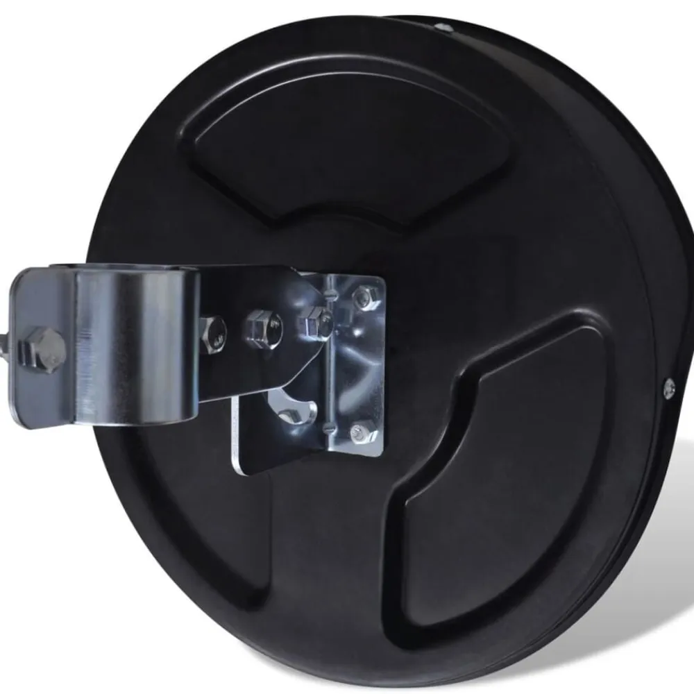 vidaXL Espejo de tráfico convexo plástico 30 cm Negro New