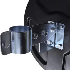 vidaXL Espejo de tráfico convexo plástico 30 cm Negro New
