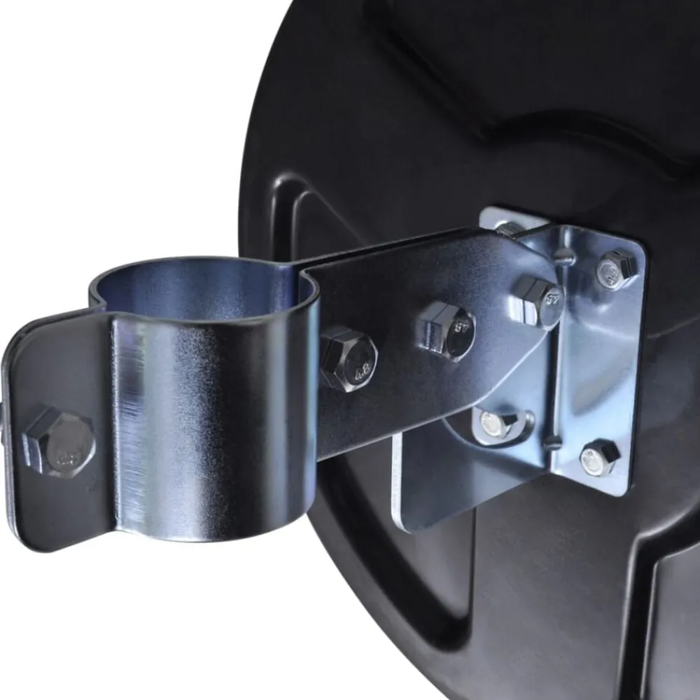 vidaXL Espejo de tráfico convexo plástico 30 cm Negro New
