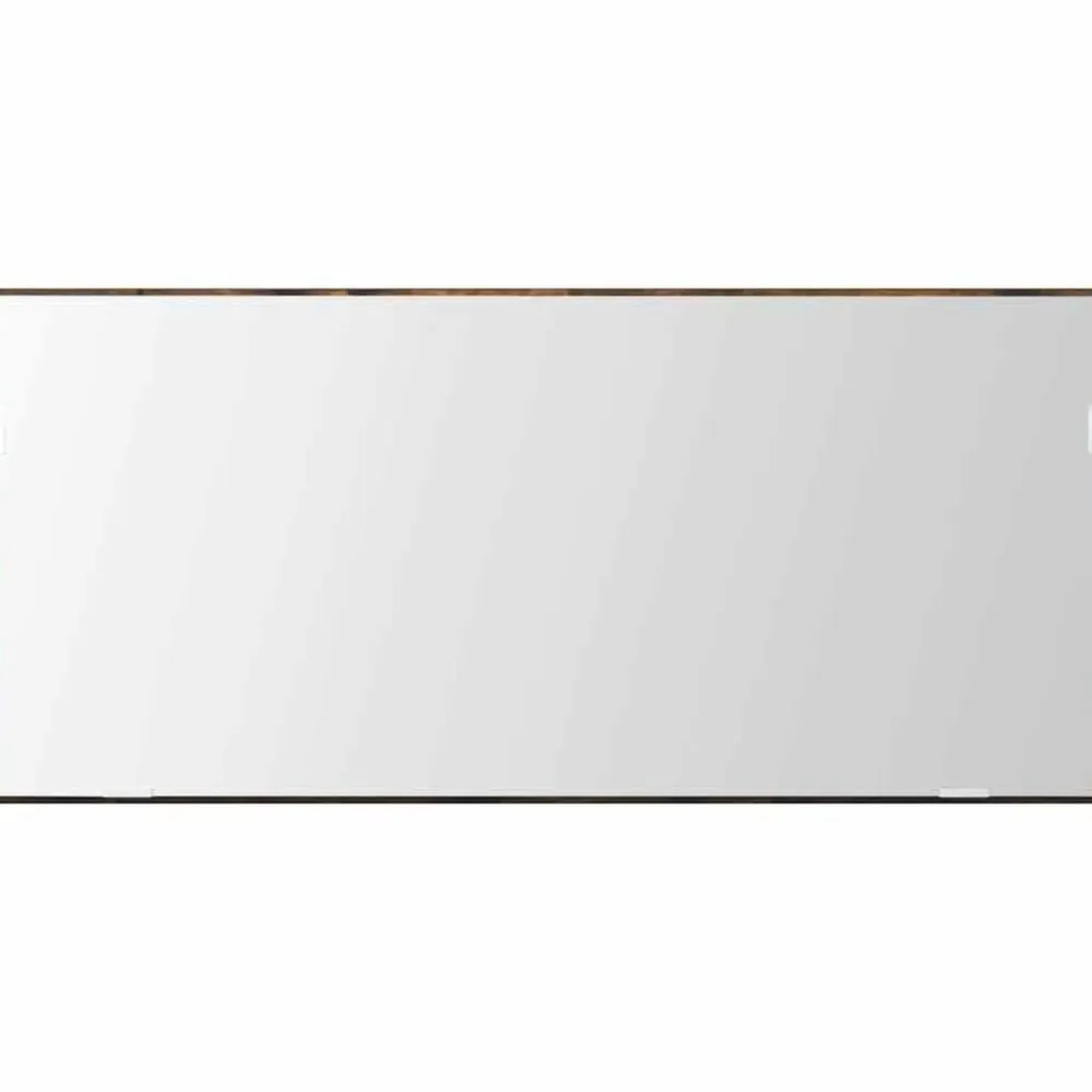 vidaXL Armarios Y Almacenamiento-Espejo Marrón 80 x 37 cm Vidrio y Madera Ingenierizada