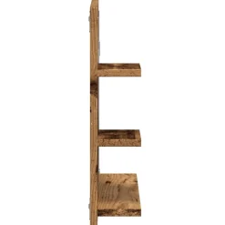 vidaXL Espejo mueble de cuarto de baño madera envejecida 60x10,5x45 cm Madera antigua Online