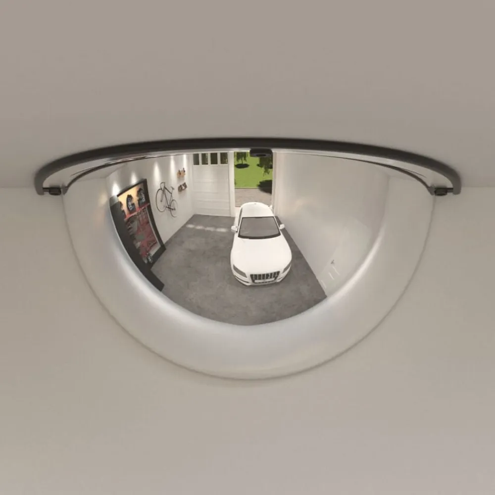 vidaXL Espejos de tráfico 2 unidades mitad combada acrílico Ø40 cm Clearance