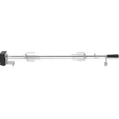 vidaXL Espetón para asados y barbacoa con motor acero 1000 mm Sale