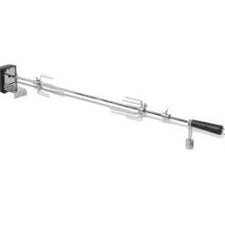 vidaXL Espetón para asados y barbacoa con motor acero 1000 mm Sale