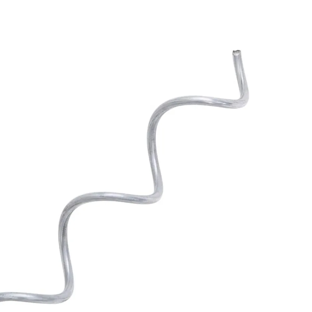 vidaXL Espirales de gaviones 24 unidades acero galvanizado 100 cm New