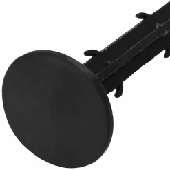 vidaXL Estacas para el suelo 100 pcs Negro Ø3 x 11 cm Plástico Online
