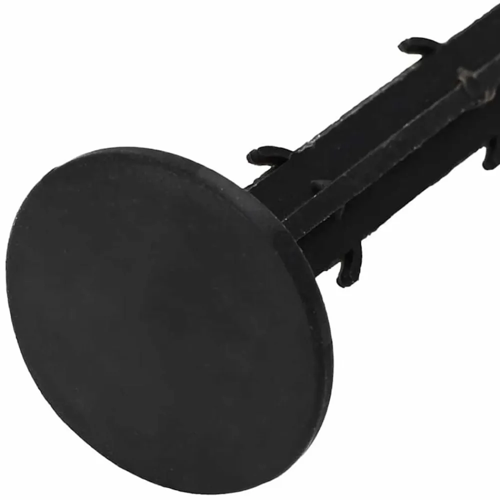 vidaXL Estacas para el suelo 100 pcs Negro Ø3 x 11 cm Plástico Online