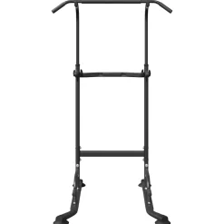 vidaXL Estación de Dip de Torre de Potencia Negro 102 x 95 x 210 cm Clearance