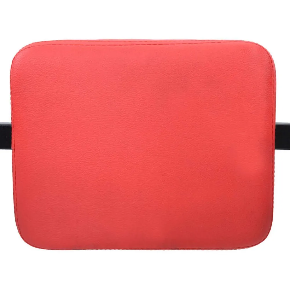 VidaXL Fitness Y Musculación-Estación de Fondos Negro y rojo 72,5 x 70 x 31 cm