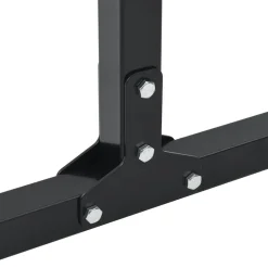 vidaXL Estación de Fondos Manual 2 pcs Negro 55 x 90 x 104.5 cm