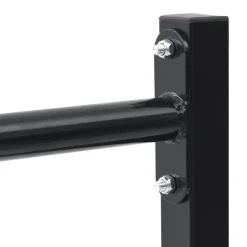 vidaXL Estación de Fondos Manual 2 pcs Negro 55 x 90 x 104.5 cm