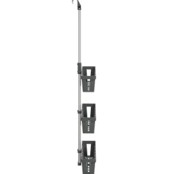 vidaXL Estante colgante de ducha aluminio 30x15x(67-105) cm Clearance