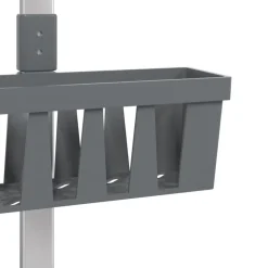 vidaXL Estante colgante de ducha aluminio 30x15x(67-105) cm Clearance
