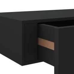 vidaXL Estanterías-Estante con cajón de pared MDF 40x23,5x10 cm