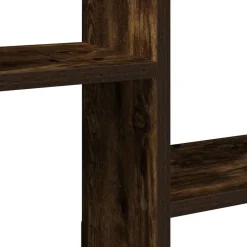 vidaXL Estanterías-Estante cubo de pared 5 compartimentos madera