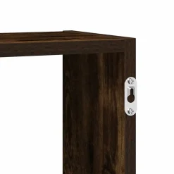 vidaXL Estanterías-Estante cubo de pared 5 compartimentos madera