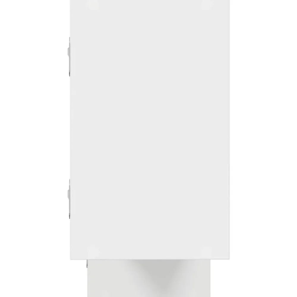 vidaXL Estante cubo de pared 5 compartimentos madera ingeniería Blanco Clearance