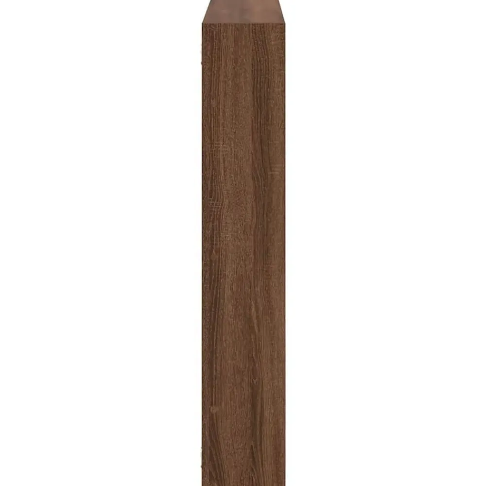 vidaXL Estante cubo de pared 7 compartimentos madera roble marrón Marrón roble Outlet