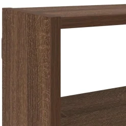 vidaXL Estante cubo de pared 7 compartimentos madera roble marrón Marrón roble Outlet