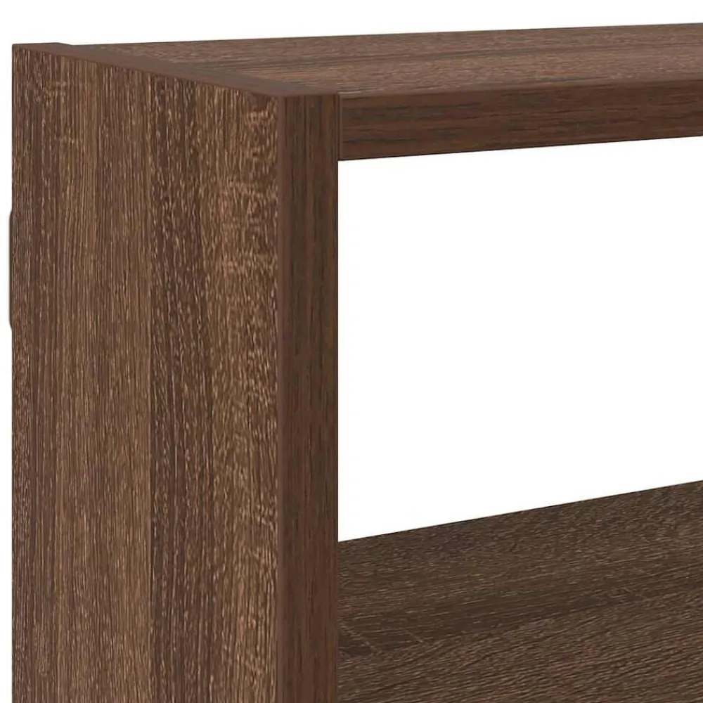 vidaXL Estante cubo de pared 7 compartimentos madera roble marrón Marrón roble Outlet