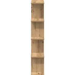 vidaXL Estanterías-Estante cubo de pared 12 compartimentos madera
