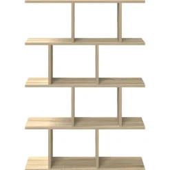 vidaXL Estanterías-Estante cubo de pared 12 compartimentos madera
