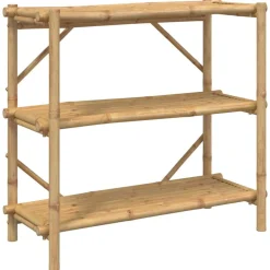 vidaXL Estante de 3 niveles bambú 100x40x90 cm Online