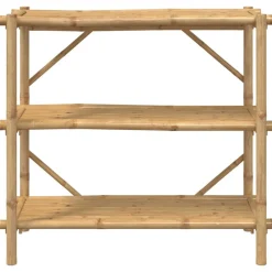 vidaXL Estante de 3 niveles bambú 100x40x90 cm Online
