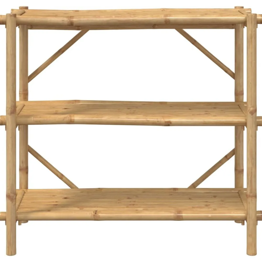 vidaXL Estante de 3 niveles bambú 100x40x90 cm Online