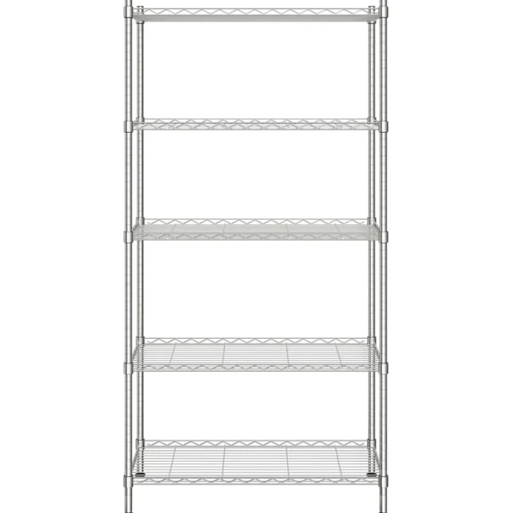 vidaXL Almacenamiento Industrial-Estante de almacenamiento 5 niveles 90x35x180 cm 250 kg
