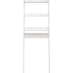 vidaXL Estante de baño madera maciza de pino 63,5x32x179 cm Blanco Hot