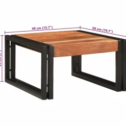vidaXL Armarios Y Almacenamiento-Estante de baño Marrón 40 x 50 x 23 cm Madera de Acacia Sólida