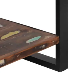 vidaXL Cocina Y Comedor-Estante de cocina y negro 80 x 40 x 160 cm