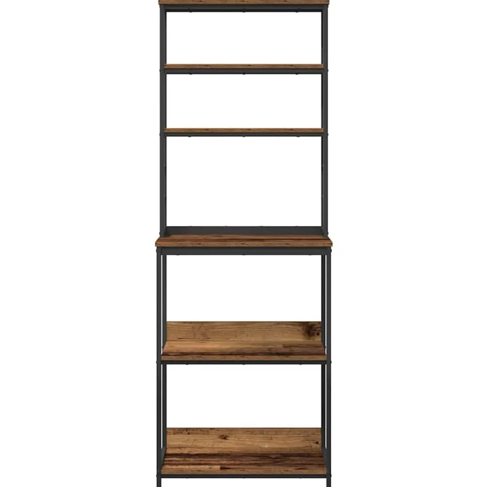 vidaXL Estante de cocina 60 x 40 x 168 cm Madera vieja New