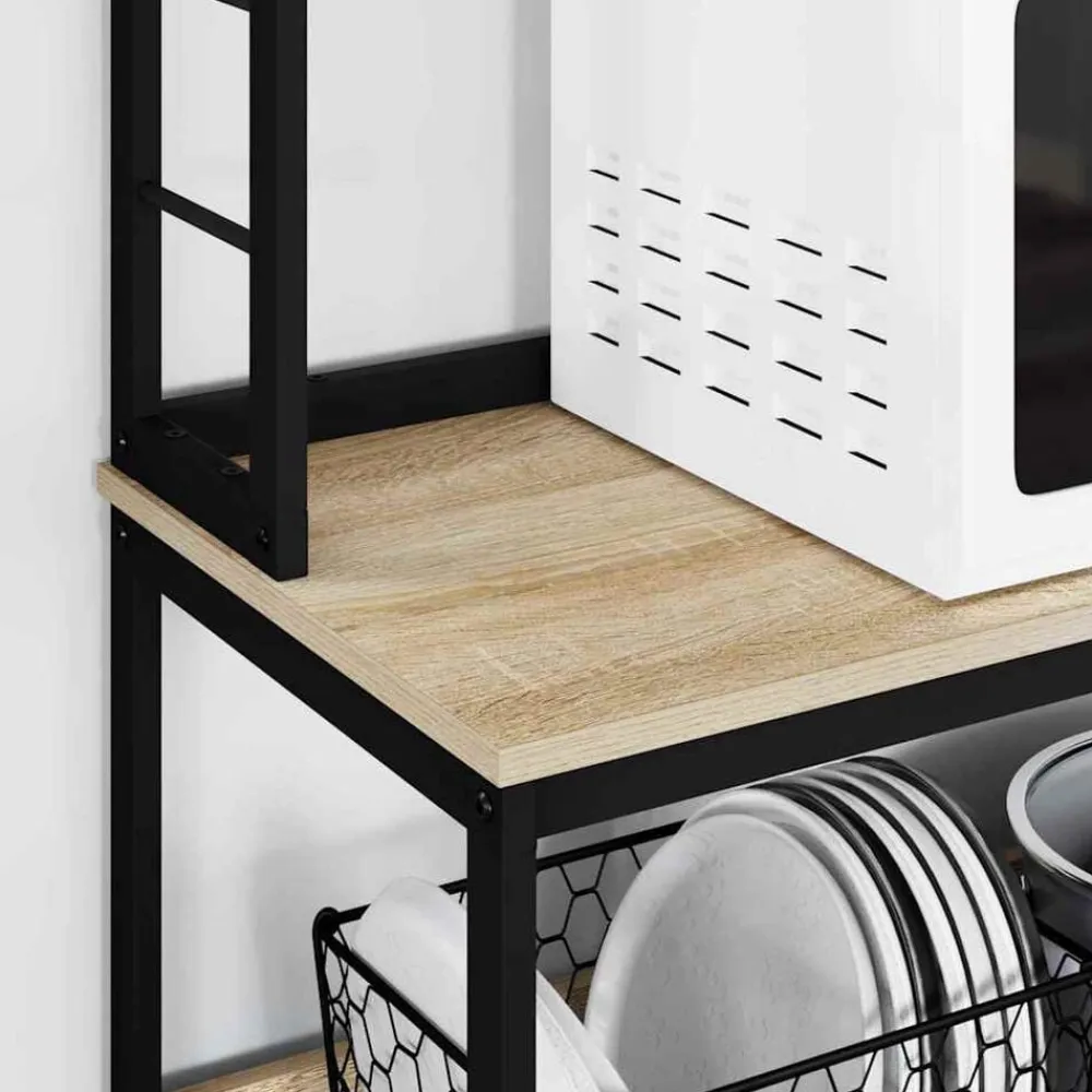 vidaXL Estanterías-Estante de cocina 60 x 40 x 168 cm