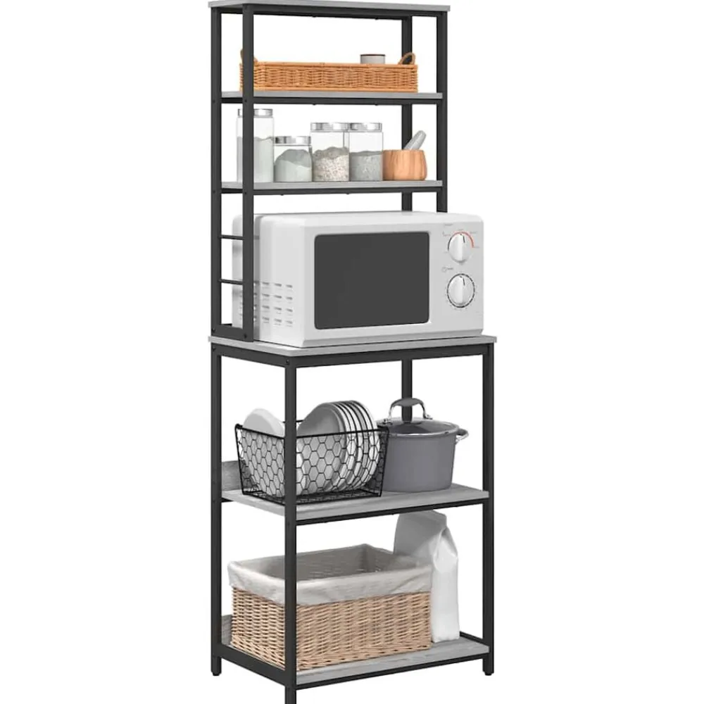 vidaXL Estanterías-Estante de cocina 60 x 40 x 168 cm