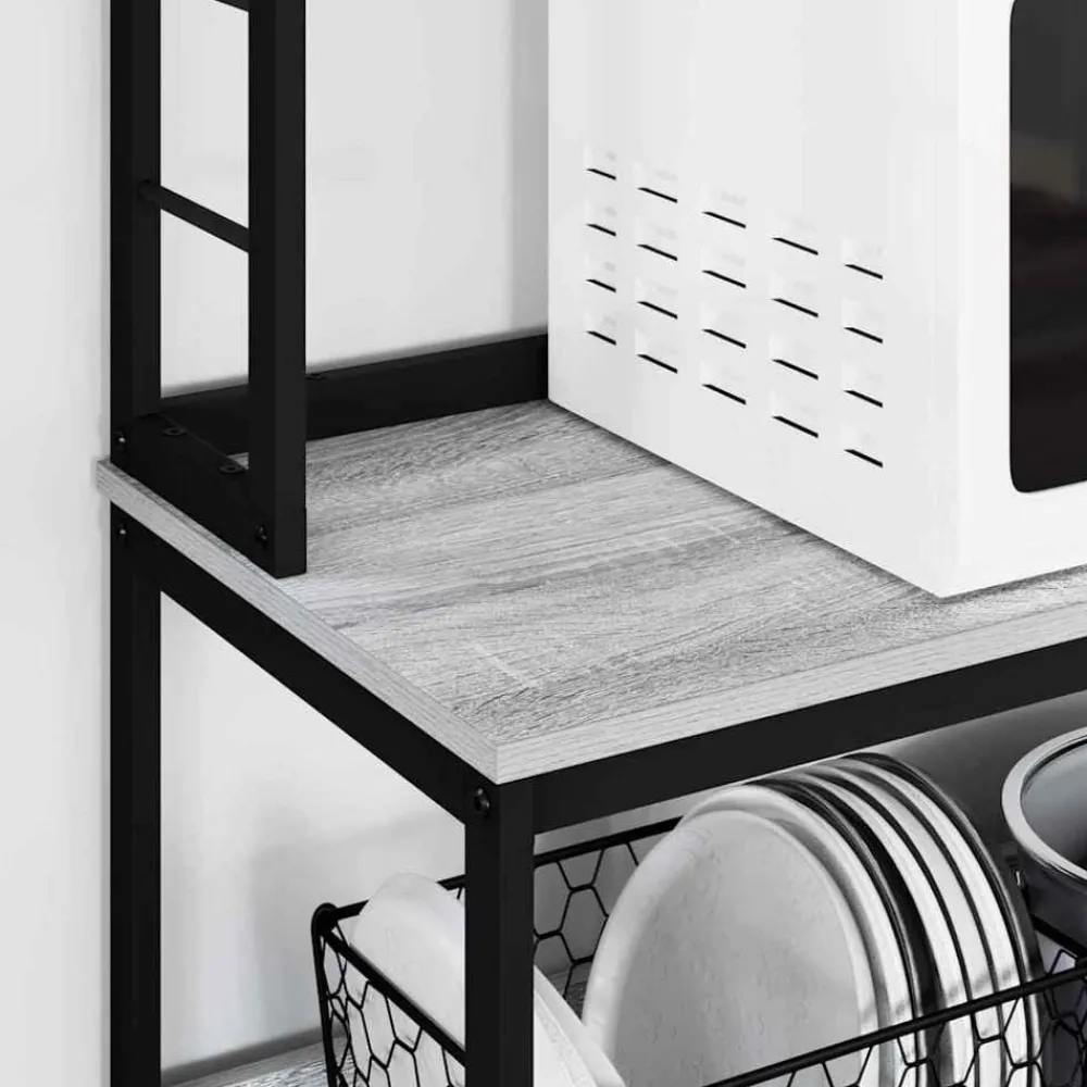 vidaXL Estanterías-Estante de cocina 60 x 40 x 168 cm