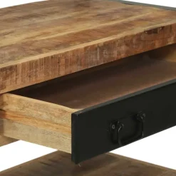 vidaXL Estante de cocina Marrón y Negro 80 x 40 x 160 cm Natural Outlet
