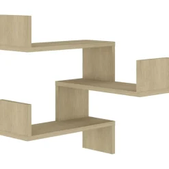 vidaXL Estante de esquina pared contrachapado 40x40x50 cm Roble Sonoma Discount