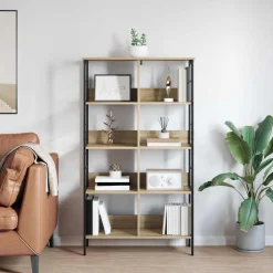 vidaXL Estanterías-Estante de libros 82 x 32 x 144,5 cm